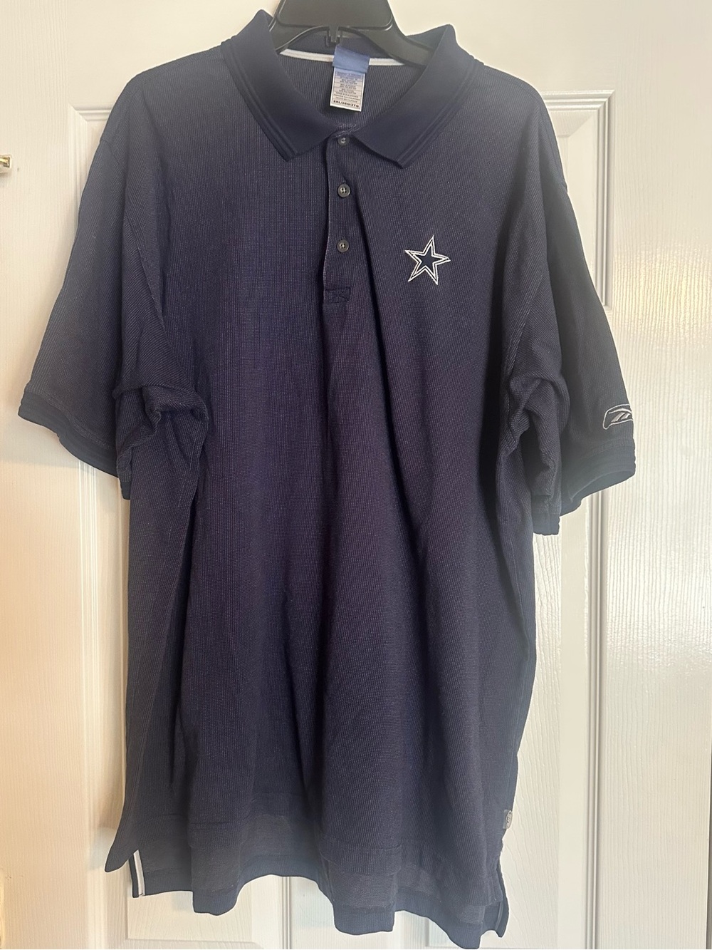 Reebok Dallas Cowboy Men's Navy Polo with Embroidered Star